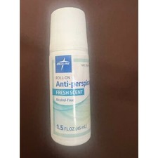 Medline MedSpa Roll-On Antiperspirant, Quick Dry Formula Long-Lasting Protection