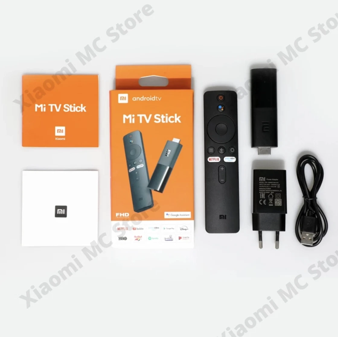 Xiaomi Mi - TV Stick oficial, versión estadounidense, 1 GB RAM + 8 GB ROM,  1080P, HDR, Netflix, procesador de cuatro núcleos de 64-bit, Android 9.0