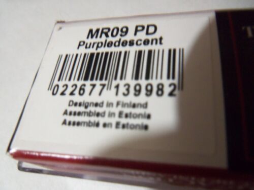 1 Rapala Minnow Rap Lure MR9 Purpledescent PD NUOVO CON SCATOLA - Foto 7 di 7