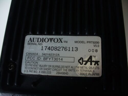 Vintage Audiovox Bag Phone Car Phone With Antenna - Picture 2 of 4
