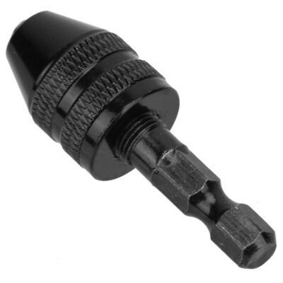 Yosoo Black Keyless Drill Chuck 1/4 Inch Hex Shank Adapter Converter 0.3mm-3mm Yosoo Black Keyless Drill Chuck 1/4 Inch Hex Shank Adapter Converter 0.3mm-3mm