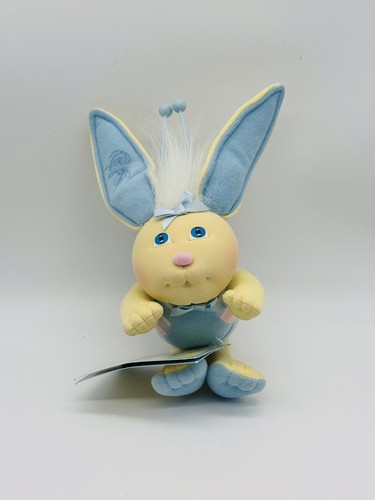 Cabbage Patch Kids BunnyBee Xavier Roberts Azul Peluche Pastel Rayas De Colección 1994 - Imagen 3 de 9