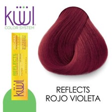 Kuul Reflects Rojo Violeta Violet Red Hair Dye 90 ml 3.04 fl oz 86 g Developer
