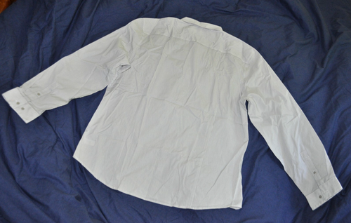 Calvin Klein Mens Body Fit XXL Dress Shirt Pinstripe Long Sleeve Button Up NEW - Picture 3 of 6