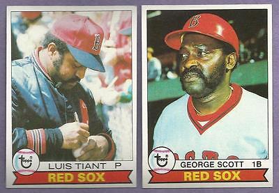 BOSTON RED SOX Team Set 1979 TOPPS BOSTON RED SOX Team Set 1979 TOPPS