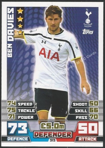 Match Attax 2014/15 14/15 Premier League BASE CARDS 2014 / 2015 181-360 - Picture 134 of 181