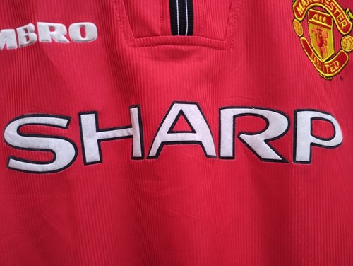 Manchester United 1998 1999 Home Shirt Umbro Vintage Fußball Trikot Football XXL - Bild 6 von 12