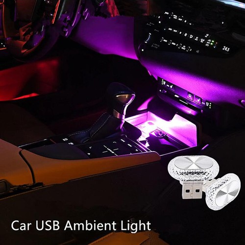 1x USB LED Car Interior Light Atmosphere Ambient Lights Bright Lamp Accessories - Bild 3 von 16
