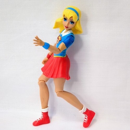DC Super Hero Girls Puppen 12" Hummel & 6" Supergirl mit Umhang bewegliche Figur - Bild 8 von 11