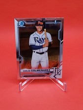 Carlos Colmenarez 2021 Bowman Chrome #BCP-238 1st Bowman Tampa Bay Rays Prospect