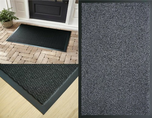 Anthracite Heavy Duty Non-Slip Dirt Rubber Back Barrier Door Mats - Home Office - Picture 7 of 7