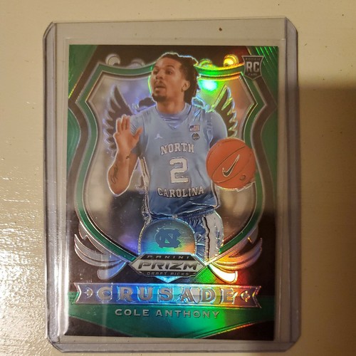 2020 Panini Prizm Draft Picks COLE ANTHONY Crusade Green Prizm Rookie RC #89 B11 - Photo 2 sur 3