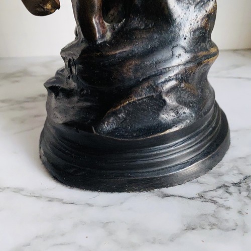 Bronzeskulptur nach Auguste Moreau The Confidence Statue Junge & Mädchen Cherubs - Bild 14 von 22
