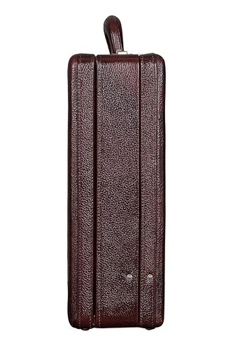 Neu Leder Reise Aktentasche Seiten Zahlenschloss Büro Business - Picture 7 of 7