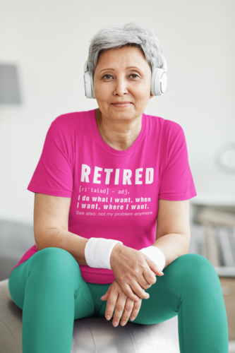 Camisetas RETIRED I DO WHAT WHEN WHERE I WANT - Divertidas de retiro - Imagen 31 de 32