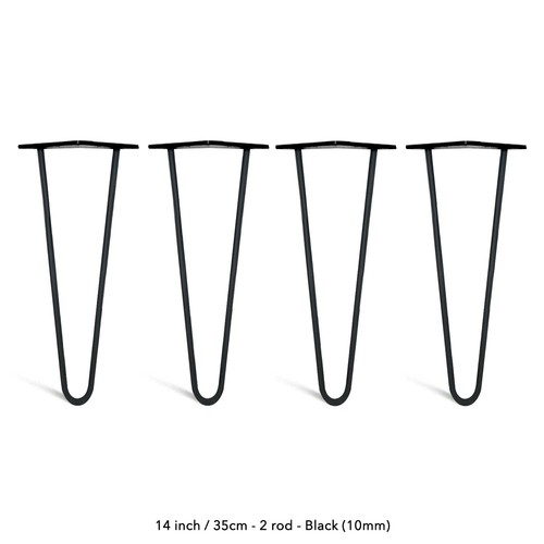 Premium Hairpin Legs Set of 4 + FREE Screws, Floor Protectors - Picture 32 of 64