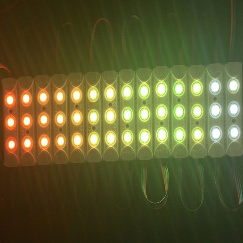 1.6W 3LED RGB Module Light Built-in IC Super bright 12V IP65 Self-adhesive epoxy - Picture 7 of 8