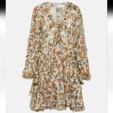 Zimmermann Chintz Floral Crêpe Georgette Mini dress 4