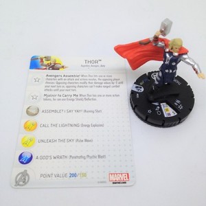 Heroclix-Age-of-Ultron-Movie-set-Thor-005-Gravity-Feed-figure-w-card