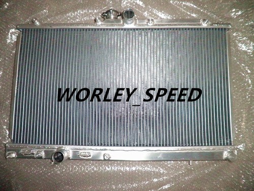 2CORE ALUMINUM RADIATOR FOR MITSUBISHI LANCER EVO 7/8/9 MANUAL 50MM 2001-2007 - Bild 1 von 8