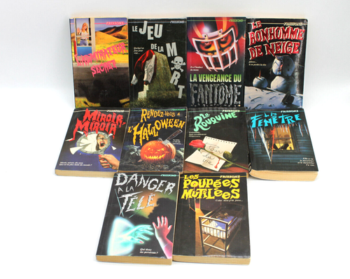 Lot 20 Livres Books Frissons Stine Teen Vintage French #2 - Picture 7 of 8