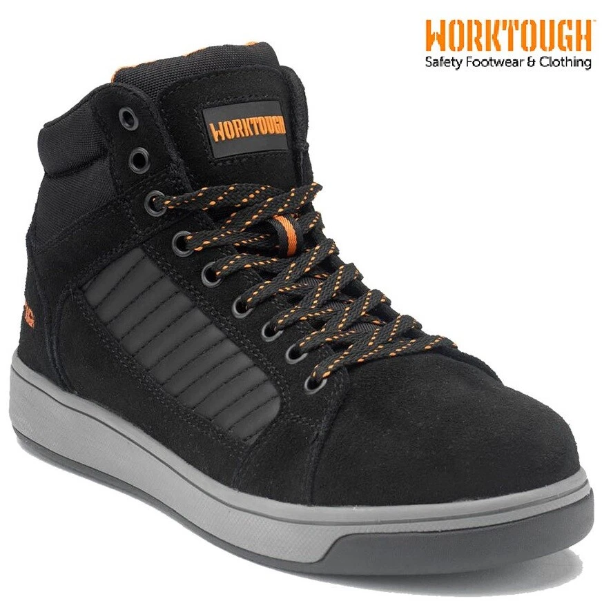 WOMENS LIGHTWEIGHT SAFETY BOOTS STEEL TOE CAP WORK SHOE HIKER SNEAKER TRAINER SZ
