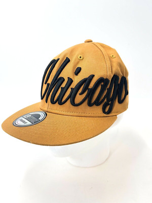 KB ETHOS Chicago Snapback One Size Hat Cap Black White NWt