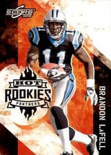 2010 Score HOT ROOKIES #17 Brandon LaFell RC Carolina Panthers