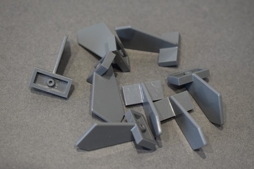Lego 44661 35265 Small Tail Shuttle Fin Select Colour Pack of 8 - Picture 3 of 5