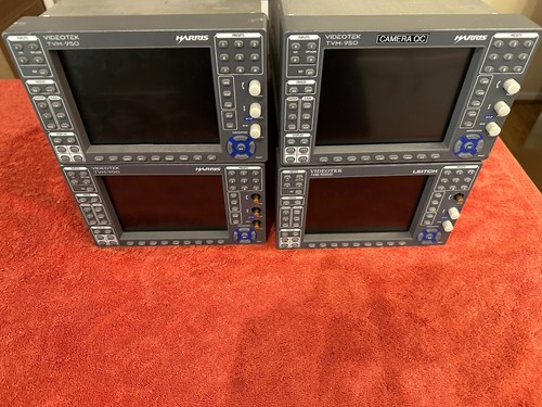 Lot of 4 INCOMPLETE PARTS AS IS Videotek Harris  LEITCH TVM-900 TVM-950