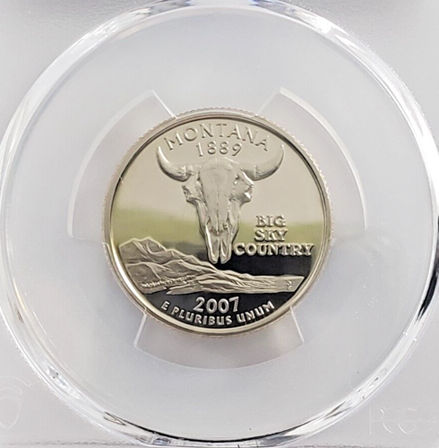 Power Buy! 2007-S State Quarter – Montana - PCGS PR69DCAM - Nice! 0413 - Picture 3 of 6