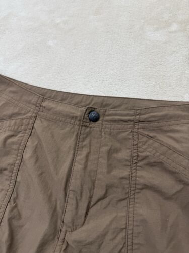 Mountain Hardwear Donna 6 Arroyo Cropped Capri Pantaloni Marrone Arrampicata Escursionismo - Foto 6 di 9