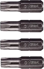 VEGA T27 TORX Security Bits. Professional Grade ï¿½ Inch Hex Shank TORX T-27 S2
