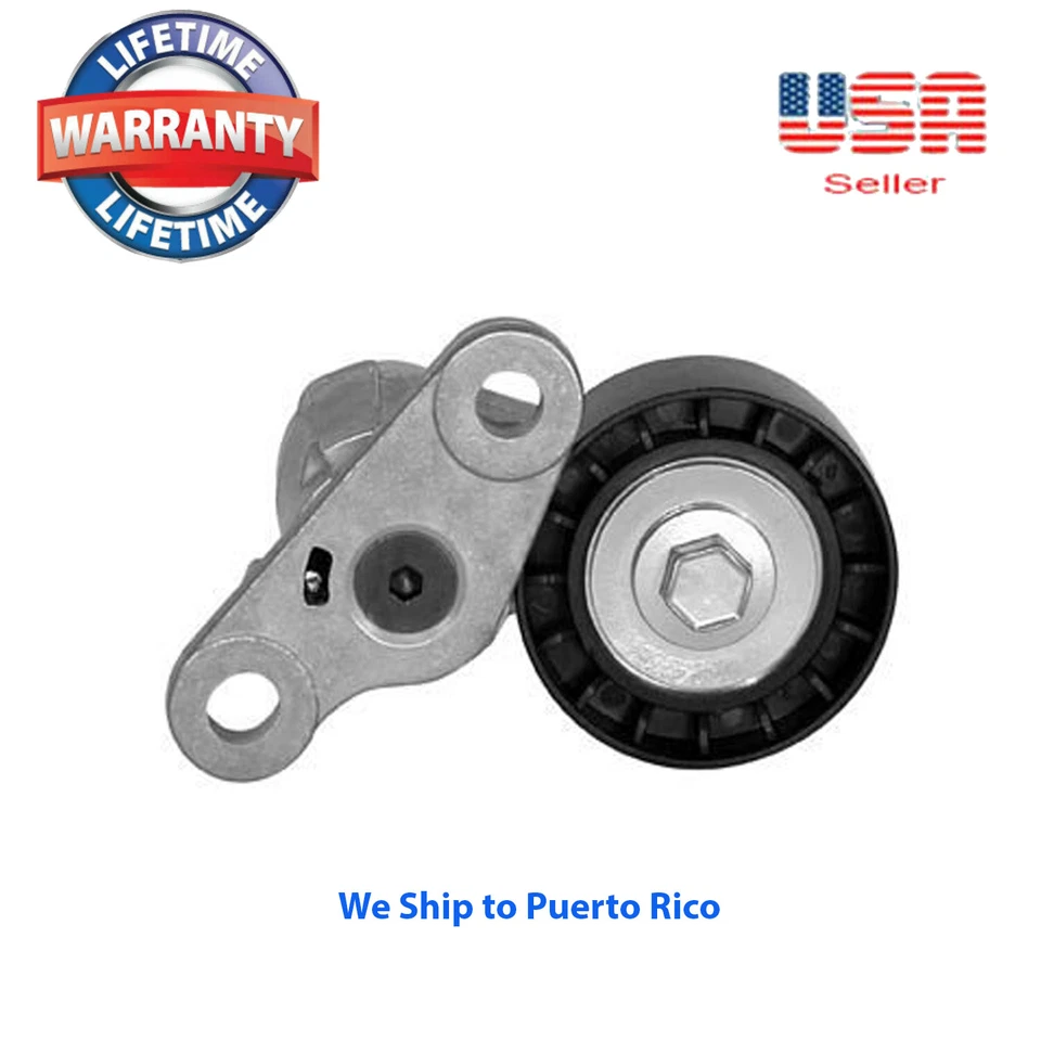 Set Belt tensioner & Idler Pulley Fit Chevy Express Van Silverado 1500 2500 3500 - Image 2 of 4