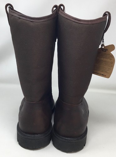 Botas de trabajo Georgia Homeland de cuero marrón impermeables para hombre talla 11 M - Imagen 8 de 13