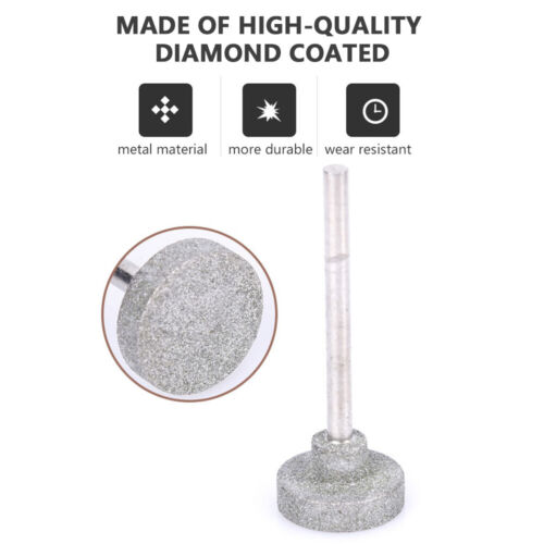 50Pcs Diamond Burr Grinding Head Bit Shank For Dremel Polishing Rotary Tools Set - Picture 7 of 7