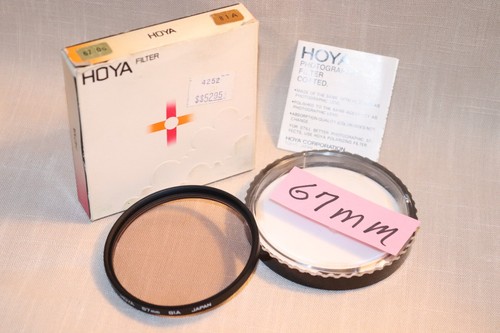 NEW Vtg HOYA 67mm 81B Warm FILTER Japan 67mm 81B Conversion Light Balance MINT - Picture 4 of 10