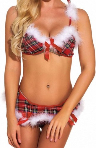 Christmas Sexy Lingerie for Women Santa Babydoll Underwear Sleepwear Set US FAST - Picture 126 of 213