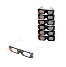 NEW 6 Packs Solar Eclipse Sun Viewer Glasses ISO Certified 2024 NASA Approved