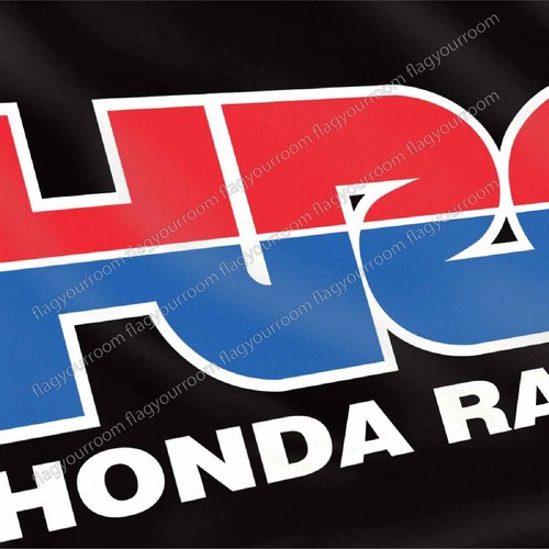 HRC Honda Racing Dirt Bike ATV Banner Flag 3x5 ft Garage Wall Decor Sign Gift - Picture 4 of 12