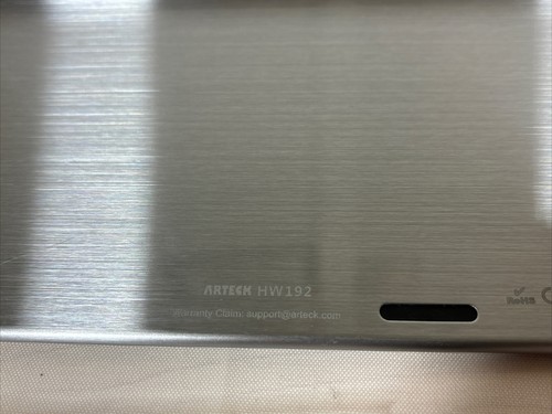 Arteck HW193 2.4G Wireless Keyboard Stainless Steel Ultra Slim Full Black - Picture 4 of 6