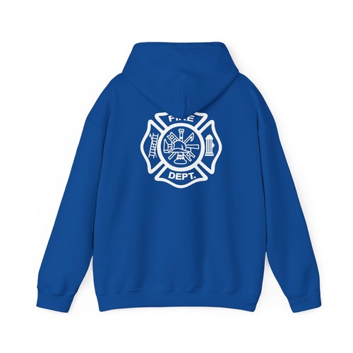 Maltese Cross FireFighter Department Rescue T-shirt unisex felpa con cappuccio - Foto 24 di 36