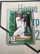 2022 Bowman NPB Hideto Asamura #132 Green /99 Rakuten Eagles