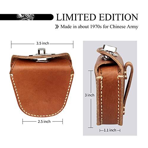 KOSIBATE Ammo Pouch Genuine Leather Ammo Holder Bag Storage for .22 22LR .38 ... - Picture 3 of 7