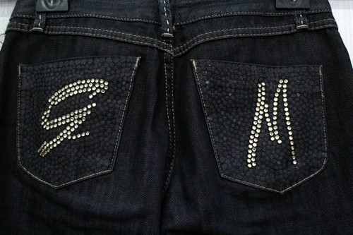 Vaqueros GUESS Mujer Talla 42 Pantalones Jadear Denim Algodón Negro Logo - Imagen 7 de 12