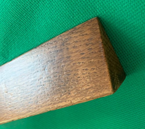 "Cajón de escritorio antiguo de 6,5"" de largo 1895-1925 tirar madera de roble artes y manualidades misión" - Imagen 5 de 5
