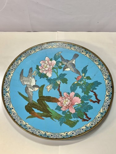 Antikes japanisches Cloisonne Ladegerät, 12", Meiji Periode 1868-1912 - Bild 2 von 13
