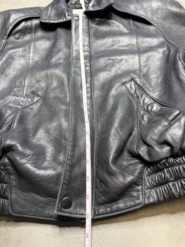 Vtg Team Toyota Leather Bomber Jacket TRD pro Jdm F1 Grand Prix 90s 80s Rare - Picture 4 of 6