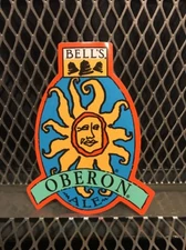 BELLS BREWERY Michigan ~ 4 X 5 ~ OBERON Ale Sun ~ Craft Beer Sticker Sign
