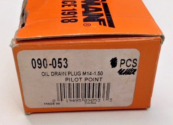 Tapón de drenaje de aceite Dorman 090-053 M14-1,50 punto piloto (paquete de 8) Foto 2 de 4
